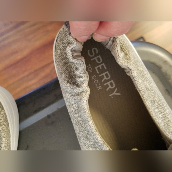 Sperry Women's  Top Sider  Gray White  Size 10 - Picture 13 of 15